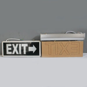 Exit signages