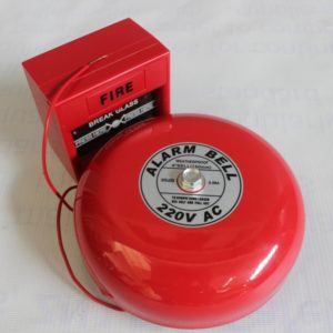 Fire alarm bell with Manual push station